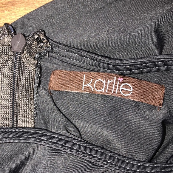 Karlie size small grey sequin cocktail dress - Picture 7 of 8